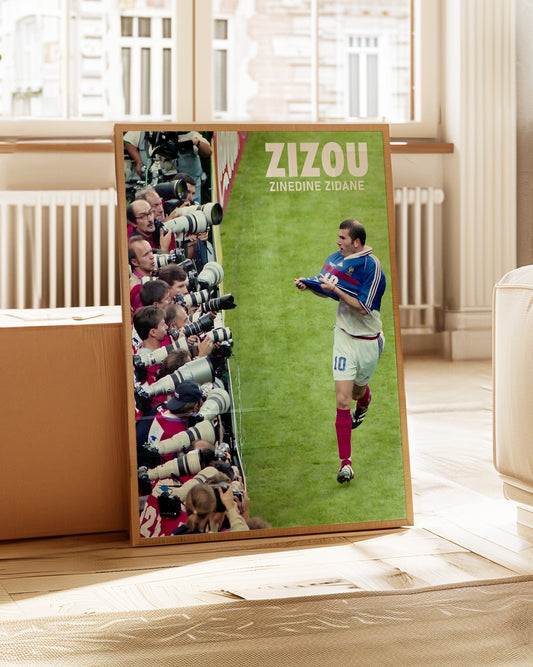 Zinedine Zidane Poster Print