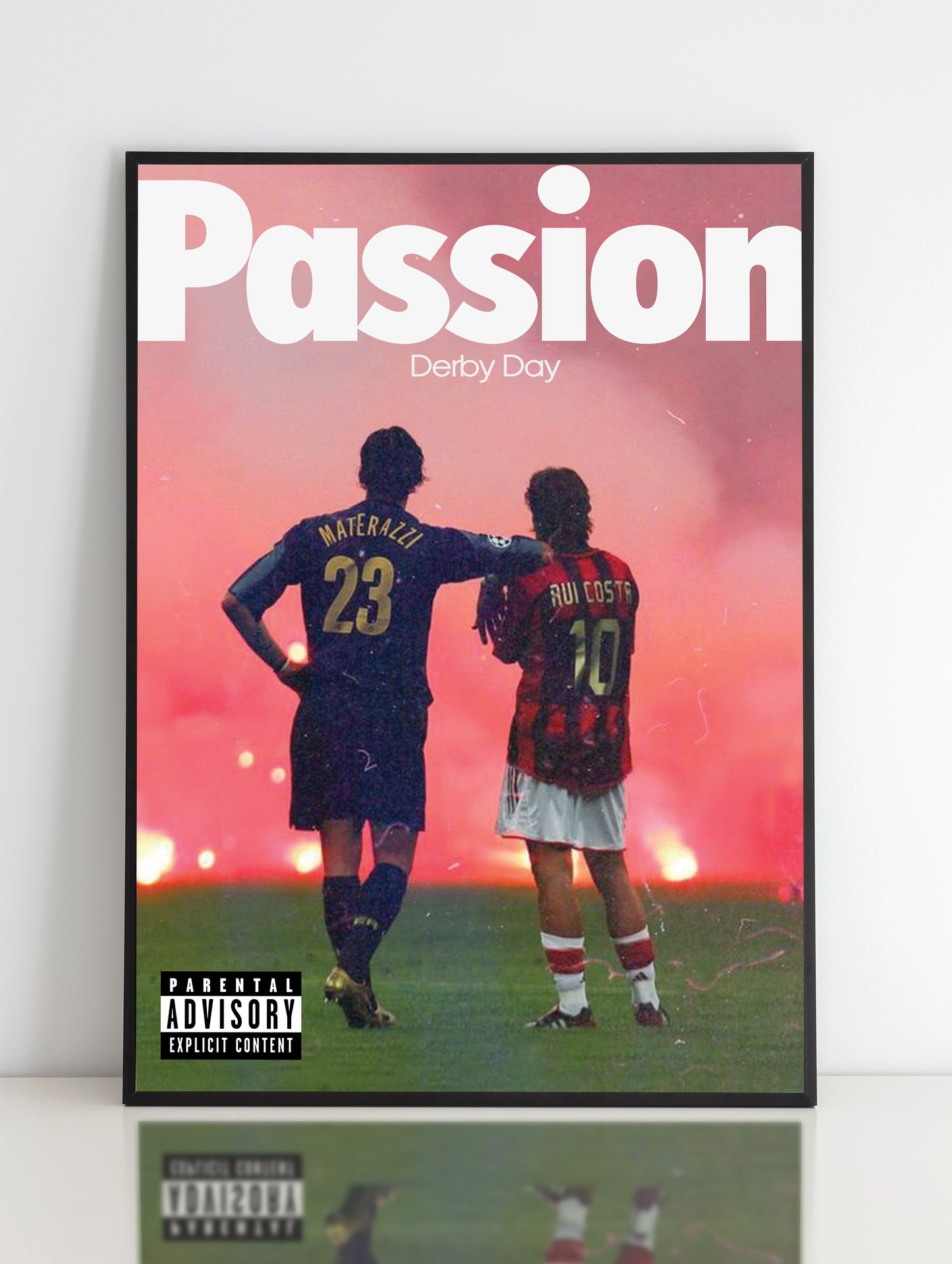 Inter Milan & AC Milan Derby Poster Print