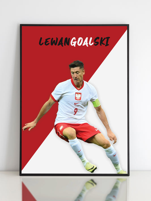 Robert Lewandowski Poster Print