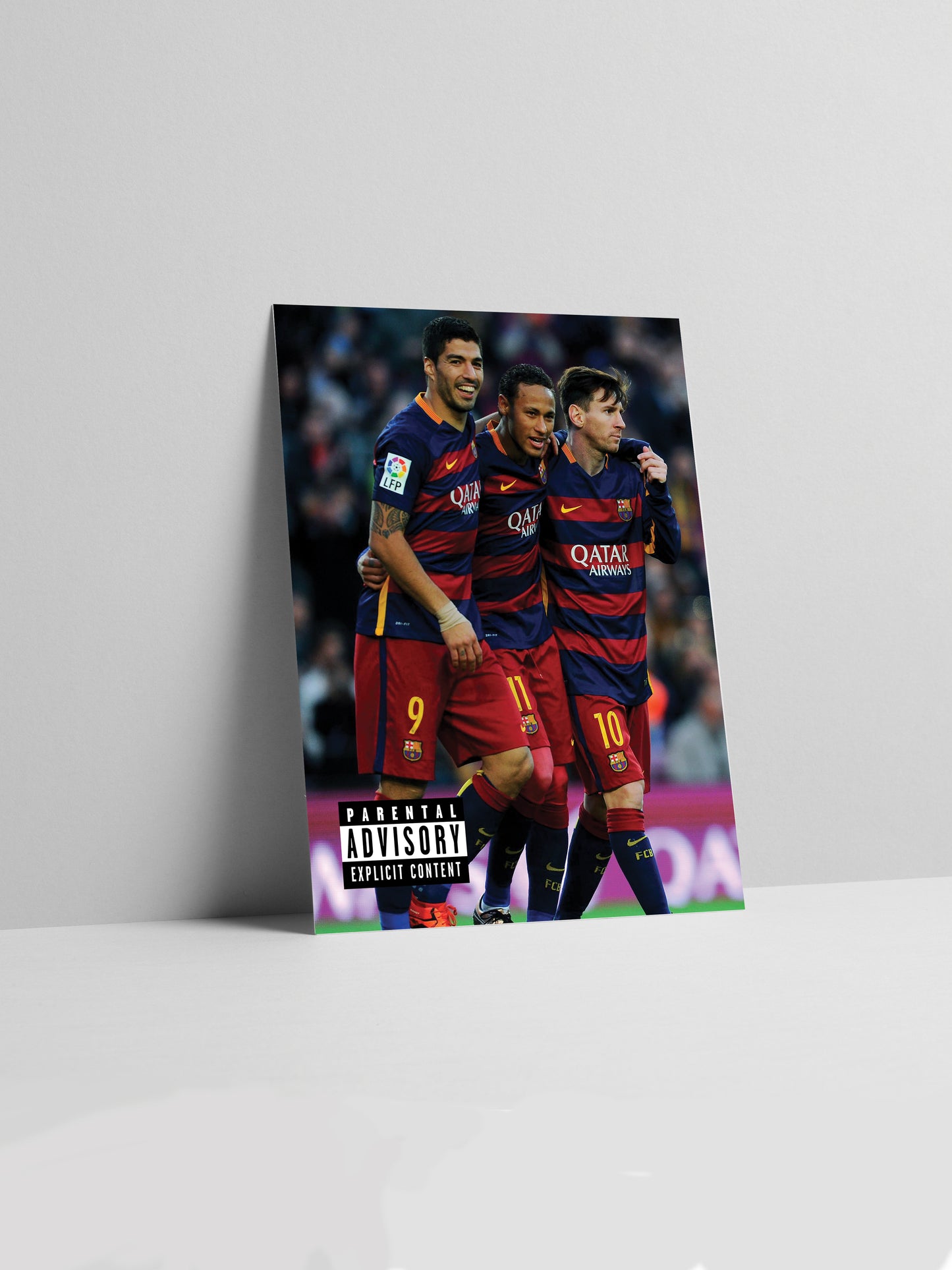 Messi, Suarez And Neymar Poster Print