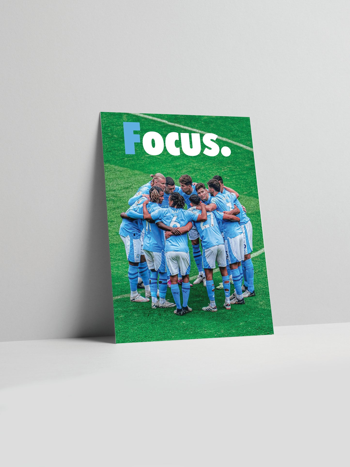 Man City Poster Print