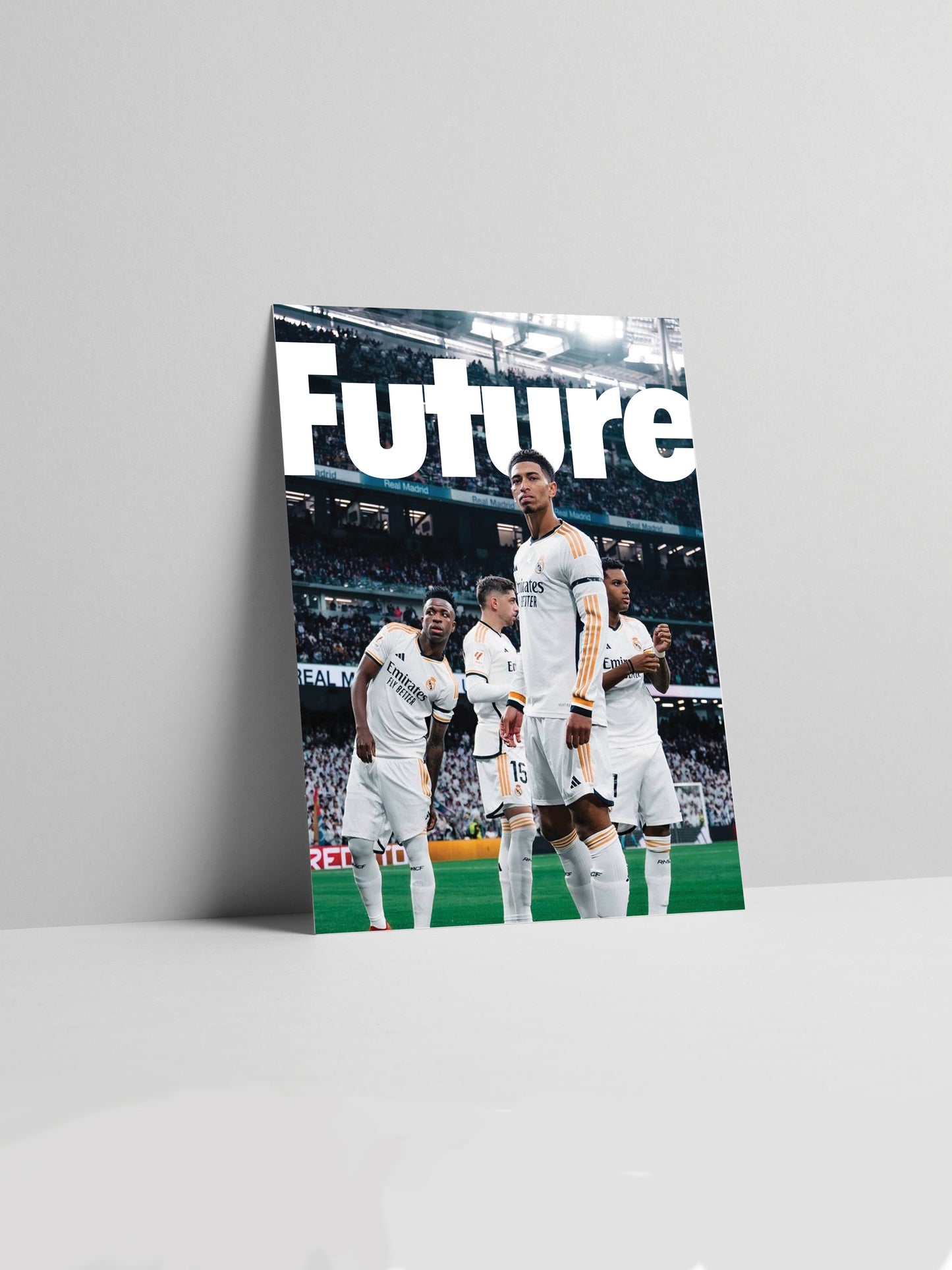 Jude Bellingham, Vinicius Junior, Valverde, and Rodrygo Poster Print