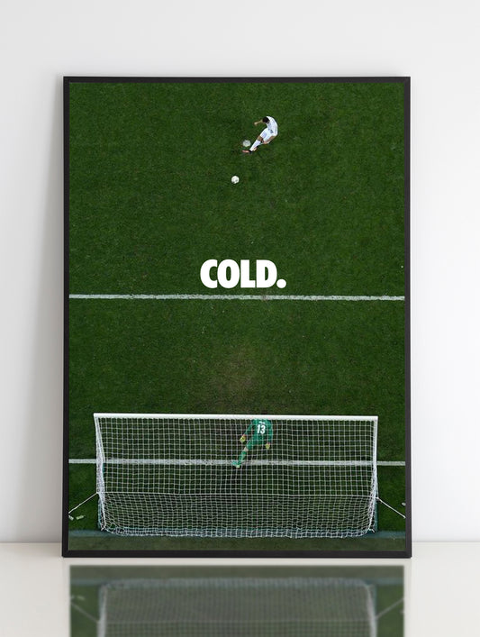 Ronaldo Penalty Poster Print