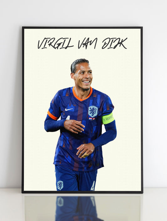 Virgil van Dijk Poster Print