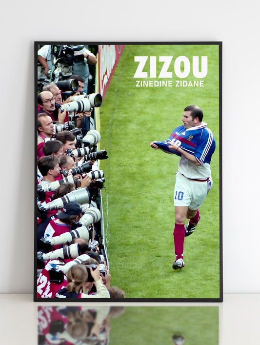 Stampa poster di Zinedine Zidane