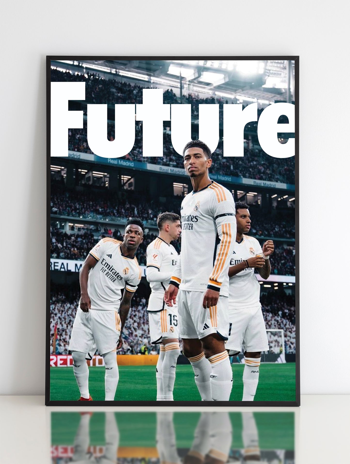 Jude Bellingham, Vinicius Junior, Valverde, and Rodrygo Poster Print